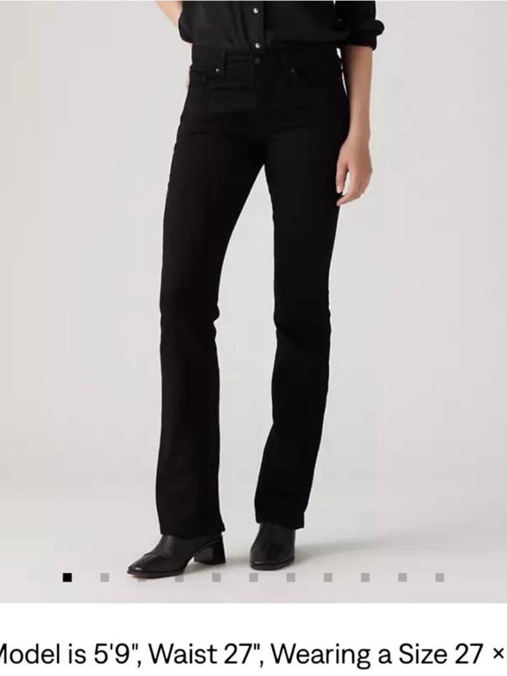 Levi's Black Women's Boot Cut Jeans
